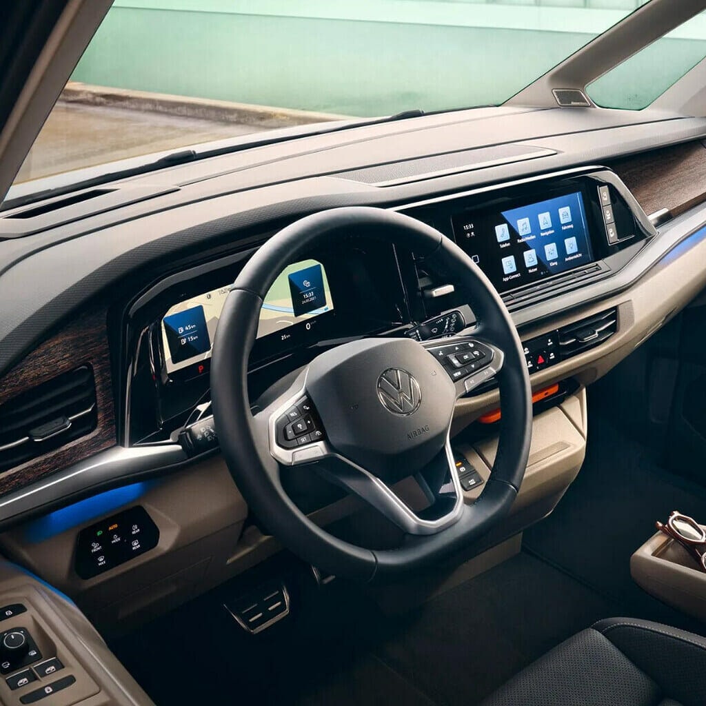 Dashboard of Volkswagen PHEV Van