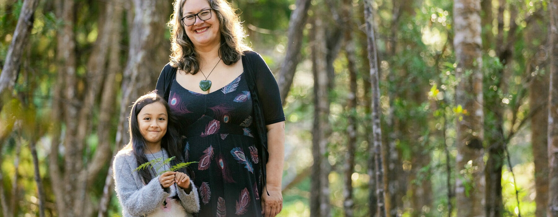 Kim Muriwai and her daughter Vassana