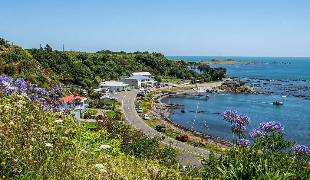 Waihau Bay on the East Cape of New Zealand